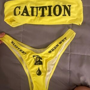 BRAND NEW - NEVER WORN FUNNY TWO PIECE SWIMSUIT